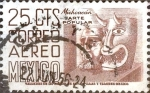 Stamps Mexico -  Intercambio 0,20 usd 25 cent. 1955