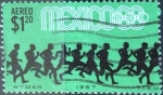 Stamps Mexico -  Intercambio 0,20 usd 1,20 p. 1967