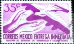 Sellos de America - Mxico -  Intercambio 0,20 usd 35 cent. 1956