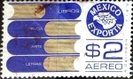 Stamps Mexico -  Intercambio nfxb 0,20 usd 2 p. 1976