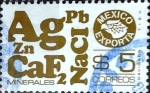 Stamps Mexico -  Intercambio 0,20 usd 5 p. 1984