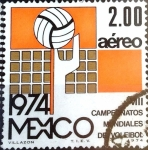 Stamps Mexico -  Intercambio nfxb 0,20 usd 2 p. 1974