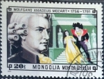 Stamps Mongolia -  Intercambio jxi 0,20 usd 20 m. 1981