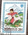 Stamps Mongolia -  Intercambio 0,20 usd 20 m. 1980