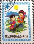 Stamps Mongolia -  Intercambio 0,25 usd 50 m. 1980