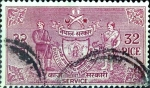 Stamps Nepal -  Intercambio crxf 0,20 usd 32 p. 1959