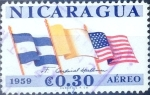 Stamps Nicaragua -  Intercambio cr5f 0,20 usd 30 cent. 1959