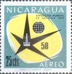 Sellos del Mundo : America : Nicaragua : Intercambio 0,20 usd 25 cent. 1958