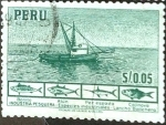 Stamps Peru -  Intercambio 0,20 usd 0,05 s. 1952