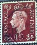 Stamps United Kingdom -  Intercambio 0,20 usd  1,5 p. 1937