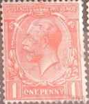 Stamps United Kingdom -  Intercambio 1,10 usd 1 p. 1912