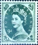 Stamps United Kingdom -  Intercambio 5,50 usd 9 p. 1952