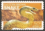 Stamps Australia -  Snake-Serpiente