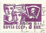 Sellos de Europa - Rusia -  URSS. SOCIEDAD Y TECNOLOGIA. KOMSOMOL. YVERT SU 3162