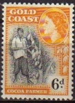 Stamps Ivory Coast -  COSTA DE ORO GOLD COAST 1952 Yvert157  Sello Nuevo Serie Basica