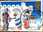 Stamps United Kingdom -  Intercambio 0,35 usd 3 p. 1973