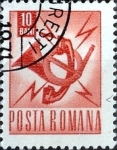 Stamps Romania -  Intercambio 0,20 usd 10 b. 1968