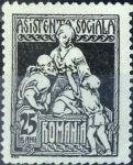 Stamps Romania -  Intercambio 0,20 usd 25 b. 1921