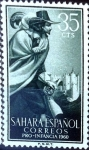 Stamps Spain -  Intercambio m3b 0,20 usd 35 cent. 1960