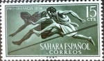 Stamps Spain -  Intercambio jxi 0,20 usd 15 cent. 1954