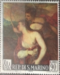 Sellos de Europa - San Marino -  Intercambio crxf2 0,20 usd 90 l. 1966