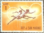 Sellos del Mundo : Europe : San_Marino : Intercambio m1b 0,20 usd 1 l. 1963