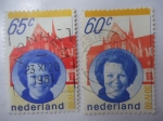 Stamps Netherlands -  Reina Beatriz.