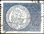 Sellos de Europa - Suecia -  Intercambio 0,20 usd 6 krone 1972