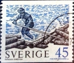 Stamps Sweden -  Intercambio 0,20 usd 45 ore 1970