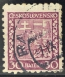 Stamps Czechoslovakia -  Escudo de armas