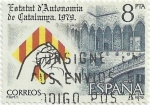 Sellos de Europa - Espa�a -  PROCLAMACIÓN ESTATUT DE CATALUNYA. PALAU DE LA GENERALITAT. EDIFIL 2546