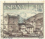 Stamps Spain -  SERIE TURÍSTICA GRUPO I. PAISAJES Y MONUMENTOS. POTES. EDIFIL 1541 