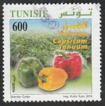 Stamps Tunisia -  Pimientos