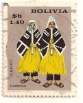 Stamps : America : Bolivia :  Folklore, indios Ujusiris