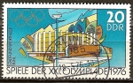 Stamps Germany -  XXI.Juegos Olimpicos de Montreal 1976 (DDR).