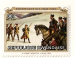 Stamps : Africa : Rwanda :  Bicentenario de EEUU. 1776-1976
