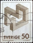 Stamps Sweden -  Intercambio 0,20 usd 50 ore 1982