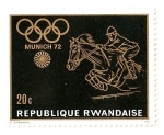 Stamps : Africa : Rwanda :  Juegos olimpicos de verano. Munich 72.