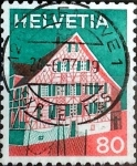 Stamps Switzerland -  Intercambio 0,25 usd 80 cent. 1973