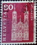 Stamps Switzerland -  Intercambio 0,20 usd 80 cent. 1960