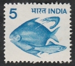 Stamps India -  Peces