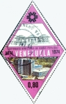 Stamps Venezuela -  Intercambio 0,30 usd 80 cent. 1974