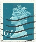 Stamps United Kingdom -  SERIE ISABEL II TIPO MACHIN. VALOR FACIAL 6½ p. YVERT GB 733