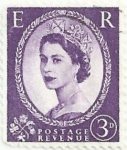 Sellos de Europa - Reino Unido -  SERIE ISABEL II TIPO WILDING. VALOR FACIAL 3 p. YVERT GB 331