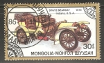 Stamps Mongolia -  Stutz Bearcat, US