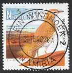 Stamps Namibia -  Ave calendulauda erythrochlamya