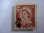 Sellos de Oceania - Nueva Zelanda -  Reina Elizabeth II - Scott/Nz:319.