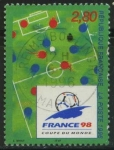 Stamps France -  2985 - Mundial de fútbol Francia 98