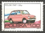 Stamps Poland -  Polski Fiat 126 p