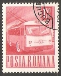 Stamps Romania -  Trolebus